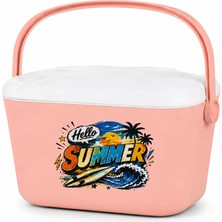 Kale Termos 30 Lt Retro Baskılı Buzluk Termos (1178 Cooler Box)