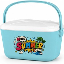 Kale Termos 30 Lt Retro Baskılı Buzluk Termos (1178 Cooler Box)