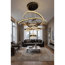 G-Light Hayal Simli 4 Top Modern Sarkıt 3 Renk Salon Avizesi LED