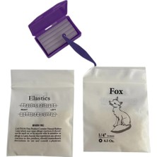 Diş Teli Lastiği 1/4 4.5oz Heavy Ağıziçi Lastik-Ortodonti Lastiği Takma Aparatı ve Ortodonti Mumu