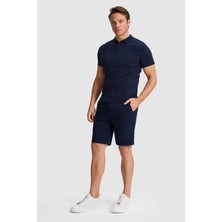 U.S. Polo Assn. Erkek Lacivert Dokuma Şort 50322320-VR033