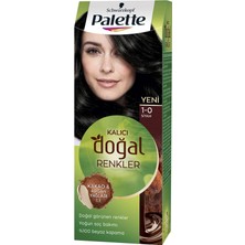 4 Adet   Palette Natural Saç Boyası 1.0 Siyah