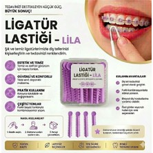Elastik Ligatür Lastiği Lila Renk 2 Adet Çubuk (26 Halka)