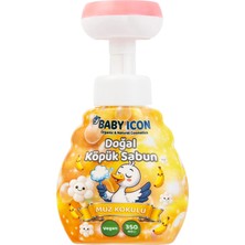 Baby Icon Doğal Köpük Sabun Çiçek Form Muzlu 350 ml (4 Adet)