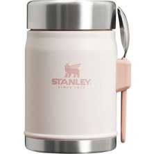 Stanley The Legendary Yemek Termosu + Kaşık 0.4l / 14OZ Rose Quartz (5 Adet)