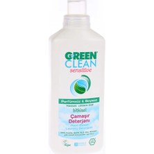 4 Adet   Green Clean Bitkisel Sıvı Çamaşır Deterjanı Sensitive Kokusuz 1000 ml