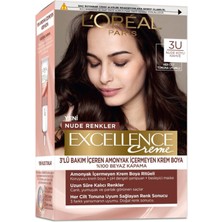 L'Oréal Paris L Oréal Paris Excellence Creme Nude Renkler Saç Boyası - 3u Nude Koyu Kahve 3 Adet