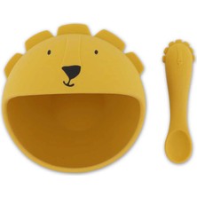 Trixie Mr. Lion - Silikon Bebek Yemek Seti (3 Adet)