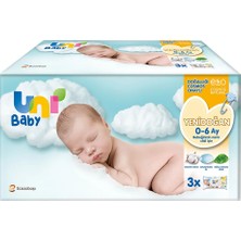 Uni Baby Yenidoğan Bebek Islak Mendil 0-6 Ay 3X40 Adet 1 Adet