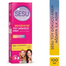 4 Adet   Sesu Tüy Dökücü Krem Detoks Himalaya Tuzu 100 ml