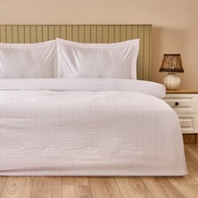 Matmel Soft Dobby Weave Çift Kişilik Nevresim Takımı - Beyaz