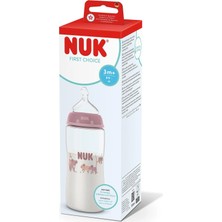 Nuk First Choice Pp Biberon, 300 Ml, Pembe, Kız (3 Adet)