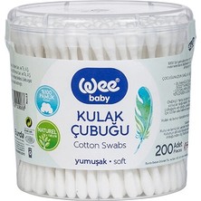 4 Adet Wee Baby Pamuklu Çubuk 200 Lük 906