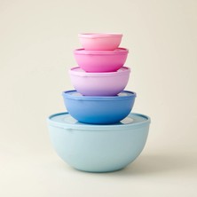Cozzoni 5'li Bowl Saklama Kabı - Renkli