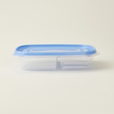 Cozzoni 3 Bölmeli Oval Saklama Kabı - Asorti