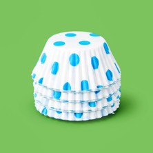Matmel Plastik 100'LÜ Muffin Kek Kalıbı - Asorti