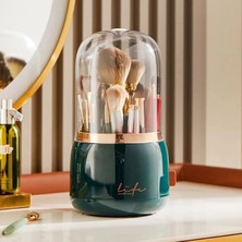 Munico 2 Adet Toz Geçirmez Makyaj Fırçası Düzenleyici, Makyaj Fırçaları, Rujlar, Eyeliner Için Dönebilen