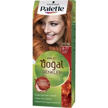 4 Adet   Palette Natural Saç Boyası 8.77 Tarçın Bakır