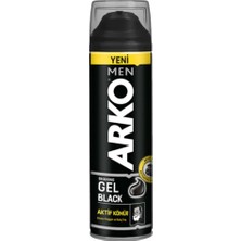 2 Adet  Arko Men Tıraş Jeli 200 ml Black