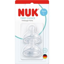 Nuk First Choice Silikon Biberon Emziği, M (2 Adet)