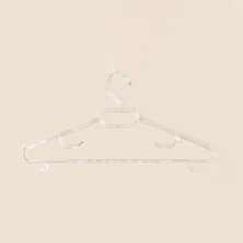 Simple Living Living Neo Şeffaf 6'lı Elbise Askısı - Şeffaf