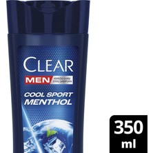 4 Adet   Clear Men Cool Sport Menthol Şampuan 350 ml