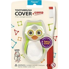 Flipper 4 Adet Flıpper Owl Zaman Ayarlı Fırça Saklama Kabı