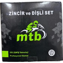 Mtb Zincir ve Dişli Set Ybr [14T/45T] [428H x 118L]