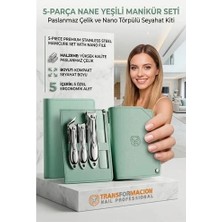 Hsc Bilişim Profesyonel 5'ı 1 Arada Manikür Seti, Tırnak Makası ve Nano Törpülü Seyahat Kiti 723209