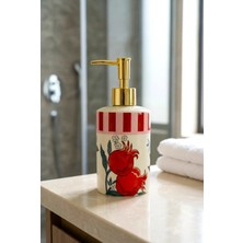 500 ml Narlı Sıvı Sabunluk | Dekoratif Banyo ve Mutfak Sabunluğu