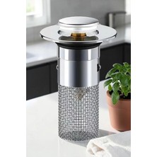 Lavabo Süzgeci Çelik | Gider Tıkanma Önleyici Süzgeç