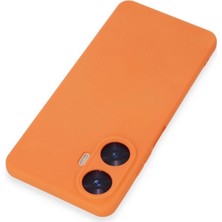 Asil Acar Home Realme C55 Kılıf Nano Içi Kadife Silikon - Turuncu