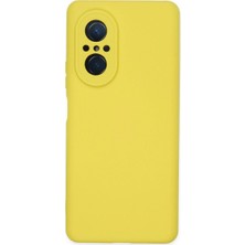 Asil Acar Home Huawei Nova 9 Se Kılıf Nano İçi Kadife Silikon - Sarı