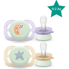 Philips Avent Ultra Start Gece Emziği, 0-2 Ay, SCF075/07 (2 Adet)