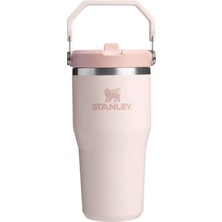 Stanley Iceflow Flip Straw Tumbler Pipetli Termos 0.6l / 20OZ Rose Quartz (4 Adet)