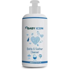 Baby Icon Biberon, Emzik ve Oyuncak Temizleyici (500 Ml) (2 Adet)