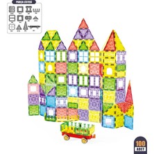 Vardem 100 Parca Manyetık Yapı Blokları 7,5 cm (3 Adet)
