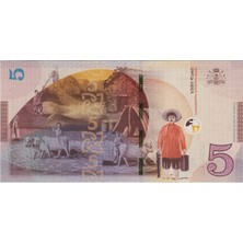 Banknoting Gürcistan 5 Lari 2017 Çil.