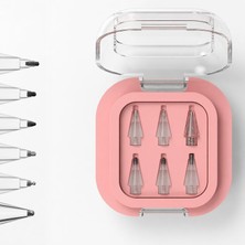 Caseonn Huawei M-Pencil 2. Nesil Uyumlu Pembe Saklama Kutulu Yedek Kalem Ucu 6 Adet