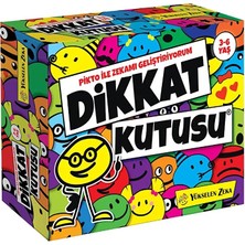 Yükselen Zeka Pikto Dikkat Kutusu 3-6 Yaş Eğitici İçerik ile Zeka Geliştirici 3 Adet Oyun