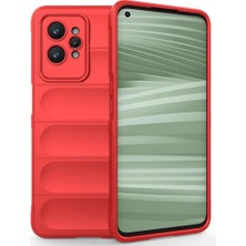 Asil Acar Home Realme Gt2 Pro 5g Kılıf Optimum Silikon - Kırmızı