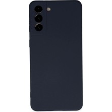 Asil Acar Home Samsung Galaxy S21 Plus Kılıf Nano Içi Kadife Silikon - Lacivert
