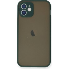 Asil Acar Home Apple İphone 12 Mini Kılıf Montreal Silikon Kapak - Yeşil