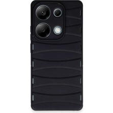 Asil Acar Home Xiaomi Redmi Note 13 Pro 4g Kılıf Bibercas Silikon Kapak - Siyah