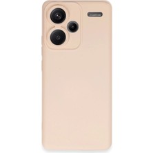 Asil Acar Home Xiaomi Redmi Note 13 Pro Plus Kılıf Nano İçi Kadife Silikon - Pudra