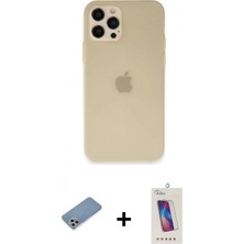 Pileli Store Pilelistore™ iPhone 12 Pro Max Kılıf Atlas Minimal Prime - Siyah Joko 5d Cam + Shine Kamera Lens Koruma Cam - Gs