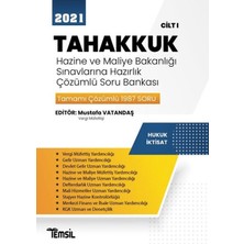 Temsil Kitap 2021 Tahakkuk - Hazine ve Maliye Bakanlığı Sınavlarına Hazırlık Çözümlü Soru Bankası Cilt 1