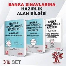 Akademi Consulting Training Banka Sınavlarına Hazırlık Alan Bilgisi (3 Kitap Takım)