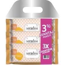 2 Adet  Sıradışı Islak Havlu 64LÜ 3 Lü Paket
