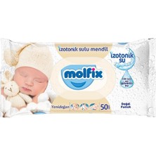3 Adet Molfix Yenidoğan Islak 50'li Izotonik